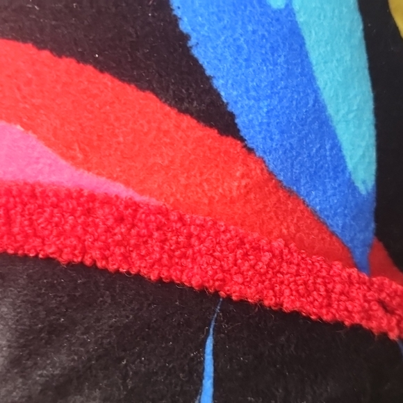 Black pillow Colorful art - Picture 5 of 5